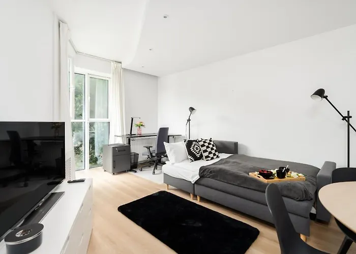 דירה Cozy Black & White In Center With Free Garage By Renters
