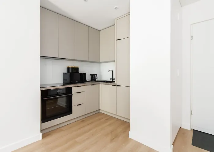 Cozy Black & White In Center With Free Garage By Renters Apartmán *